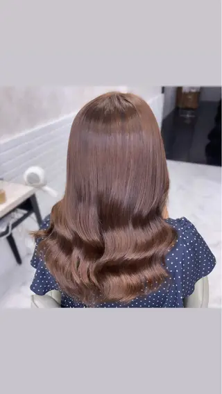 ロング カラー tace新宿 めいのヘアスタイル