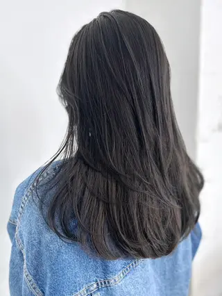 セミロング カラー パーマ ヘアアレンジ ITbyALBUM 中野店のヘアスタイル