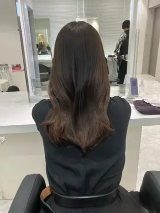 ロング カラー ヘアアレンジ 💓色落ちまで綺麗な 垢抜けカラー💓のヘアスタイル
