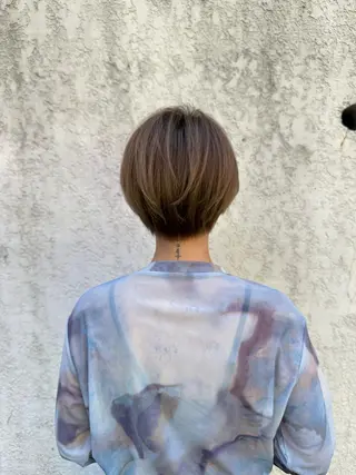 ショート ショート/レイヤー カット/服部タカノリのヘアスタイル