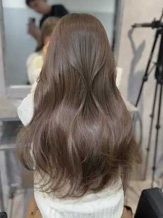 ロング 透明感カラー🇰🇷 レイヤー✨桑原　研太のヘアスタイル