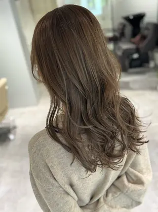 ロング カラー 夜23時まで予約🉑 reverieあきらのヘアスタイル