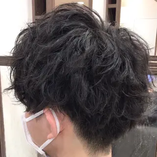ショート パーマ メンズ 大澤 裕貴 【メンズカット】のヘアスタイル