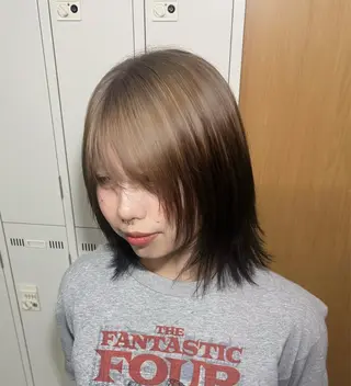 カラー kiito HINA໒꒱୨୧のヘアスタイル