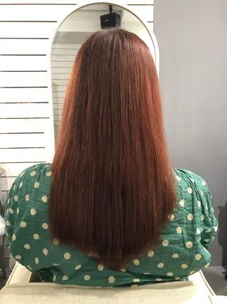 セミロング カラー ヘアアレンジ 🦋美髪／エクステ 🦋アベイクミのヘアスタイル