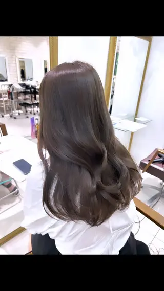 ロング カラー 透明感カラー 古山 結季🌙🖤のヘアスタイル
