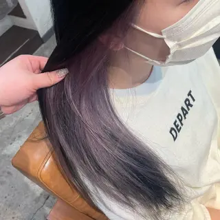 ロング カラー 北川 智海のヘアスタイル