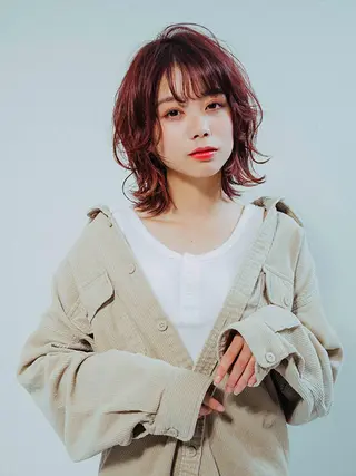 ミディアム ✨siesta‪✨ momoko.＊のヘアスタイル