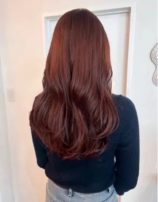 ロング カラー haruhi/艶髪 ☀️透明感カラーのヘアスタイル
