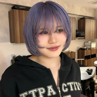 ミディアム カラー 横浜カラー/ブリーチ SAKI💫のヘアスタイル