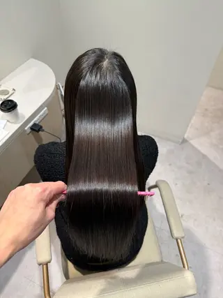 ロング カラー 透明感カラー🌿 グレージュ🐺陽介のヘアスタイル