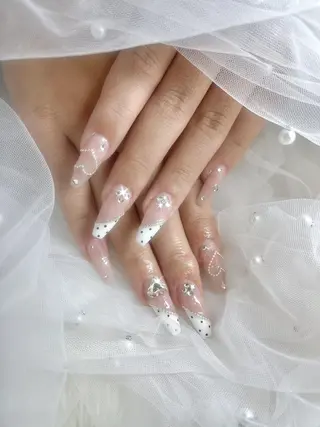 ネイル 韓国ネイル🎀当日 予約⚪︎Karin♡のネイルデザイン