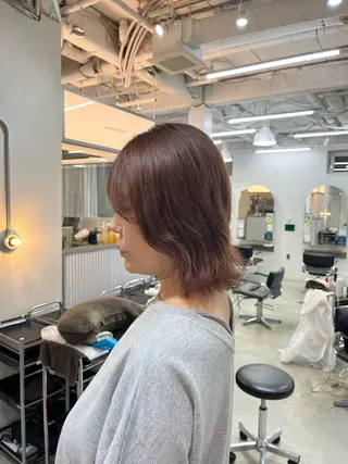 カラー 似合わせ艶感カラー/ オリーブ/チカ🎀のヘアスタイル