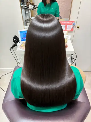 ロング アレンジ/縮毛矯正 FACE。ゆのんのヘアスタイル
