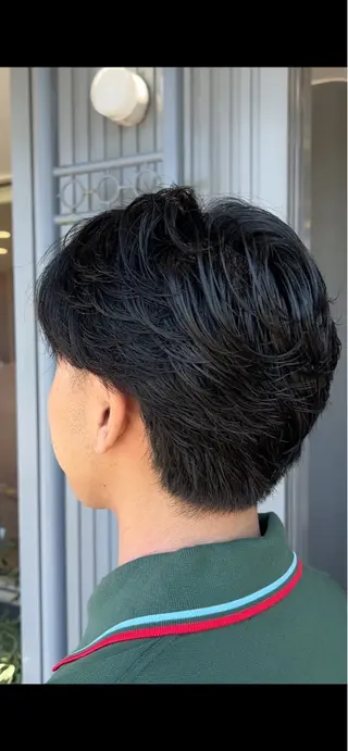ショート パーマ 嵯峨 陽色のヘアスタイル