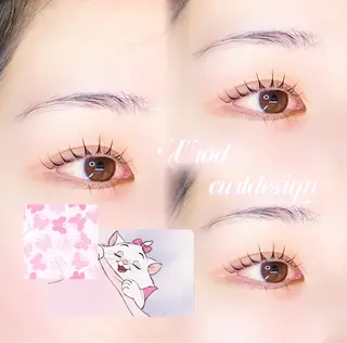マツエク・マツパ 。ꕤ°₊sakura 束感まつ毛⊹𓈒✿のマツエク・マツパデザイン