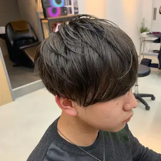 ショート パーマ メンズ 似合わせショート×透 明感/やじまたかしのヘアスタイル