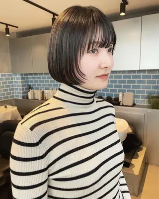 ショート カラー 👑ボブはお任せ ミヤノ👑のヘアスタイル