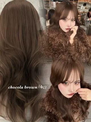 ロング うる艶透明感ベージュ / RINO🥥🤍のヘアスタイル
