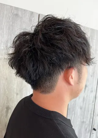 パーマ メンズ キタダ ハルカのヘアスタイル