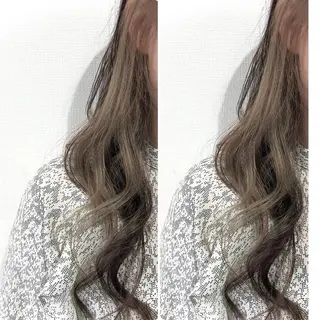 ロング カラー 切っぱなし💇‍♀️ イヤリング🎨龍之介のヘアスタイル