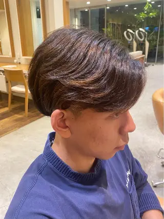 パーマ メンズ 波津久 鈴愛のヘアスタイル