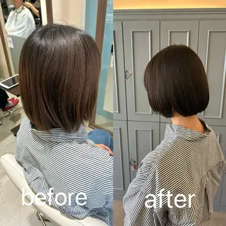 ショート ⭐️いおり⭐️ ✨透明感カラー✨のヘアスタイル