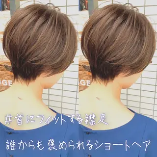 ショート カラー 大人女性ショート専門 tomodaのヘアスタイル