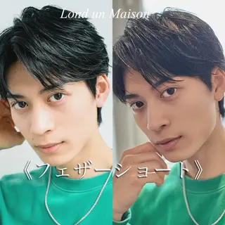 ショート カラー パーマ メンズ 朝楽メンズパーマ 🥇メンズカット吉田のヘアスタイル
