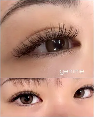 マツエク・マツパ gemme 𓂃 yuiのマツエク・マツパデザイン