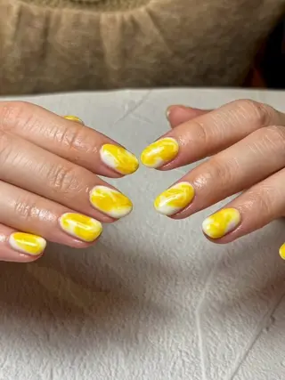 ミディアム Cle'o air yukiのネイルデザイン