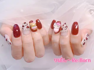 ミディアム りぼん Re:Bonrのネイルデザイン