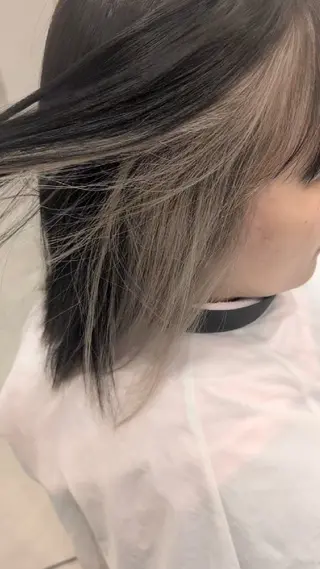 カラー 上田 麗菜のヘアスタイル