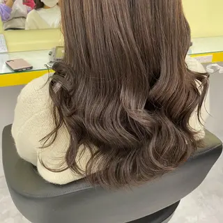 ミディアム カラー ヘアアレンジ mai🍑暖色カラー /レイヤー💖のヘアスタイル