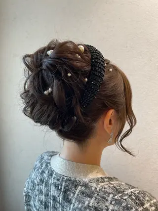 ヘアアレンジ charm《銀座》 ヘアセット/縮毛矯正のヘアスタイル
