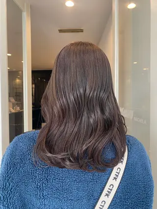 カラー ゆいな/大阪🎀 透明感カラー😳🫧のヘアスタイル