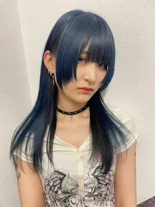 セミロング 横田 愛梨のヘアスタイル