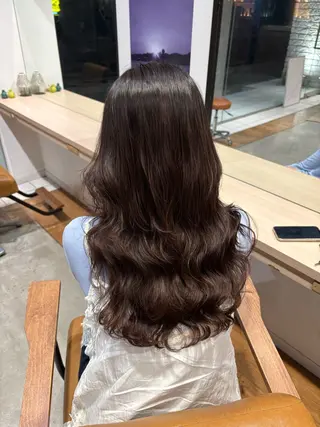 ロング パーマ yuka/ ヘアセットのヘアスタイル