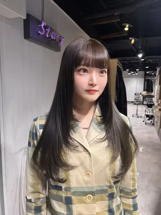 ロング MEI🎀レイヤー 🎀韓国styleのヘアスタイル