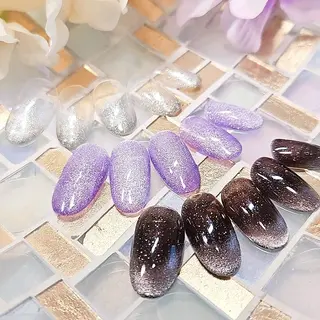 ネイル 手描きｱｰﾄ&推し活 🌟Wisteriaのネイルデザイン