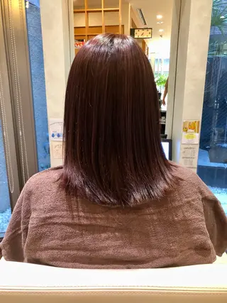 カラー 扇 空のヘアスタイル