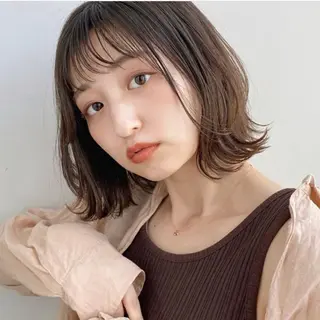 ミディアム 鈴木 崇之のヘアスタイル
