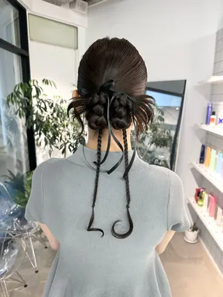 ロング ヘアアレンジ ご予約は2月まで！ maho‪🐈🎀のヘアスタイル