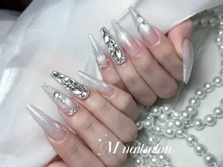 ネイル M🌷nail 長さだし専門店のネイルデザイン