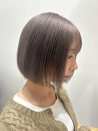 ショート カラー 🫧艶髪ボブ🫧 チカのヘアスタイル