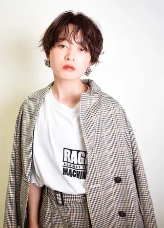 ショート シールエクステ×美髪 改善/ヨシモトカンジのヘアスタイル