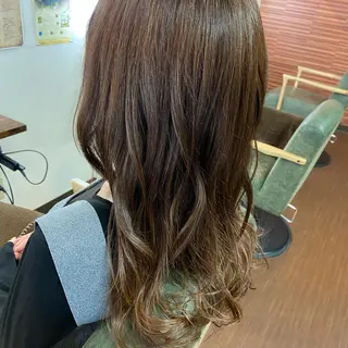 ロング カラー 💜推しインナー カラー/菊池柊真💜のヘアスタイル