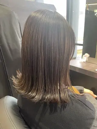 セミロング カラー The Ect 江坂Kurumiのヘアスタイル