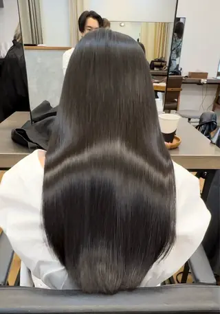 ロング SNS撮影用 髪質改善モデル募集のヘアスタイル