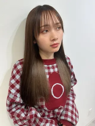 ロング カラー パーマ 💙美髪救世主💙 関華蓮のヘアスタイル